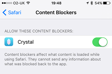 safari ad blocker ios