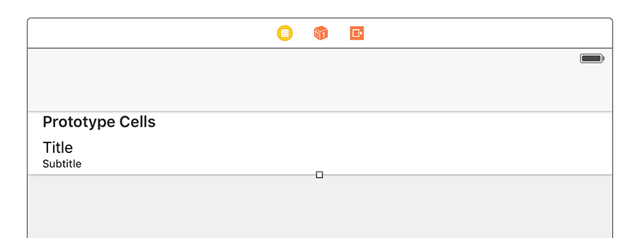 Changing the table view cell style from Basic to Subtitle adds a second line of text we can customize.