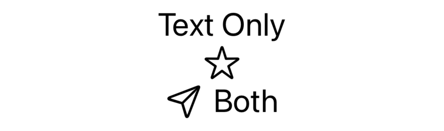 How to show text and an icon side by side using Label - a free SwiftUI